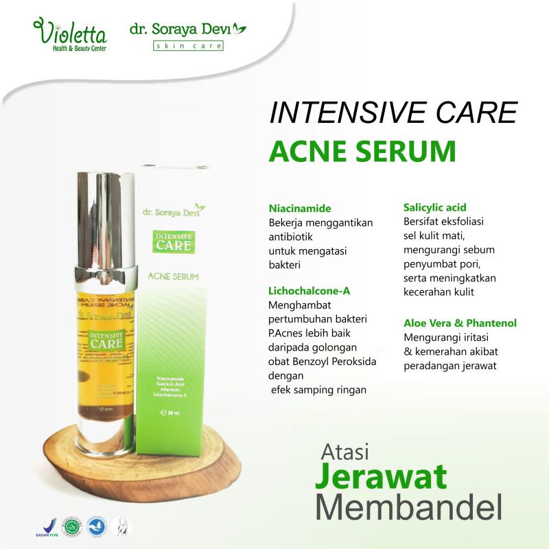 INTENSIVE CARE ACNE SERUM DR SORAYA DEVI SKINCARE