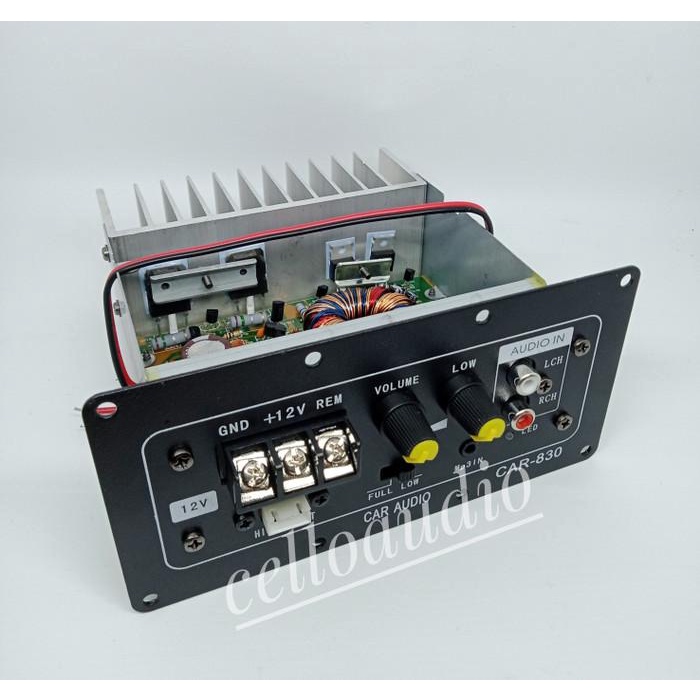 Mesin Basstube Aktif Car-830 Power Kit Aktif 12 Volt