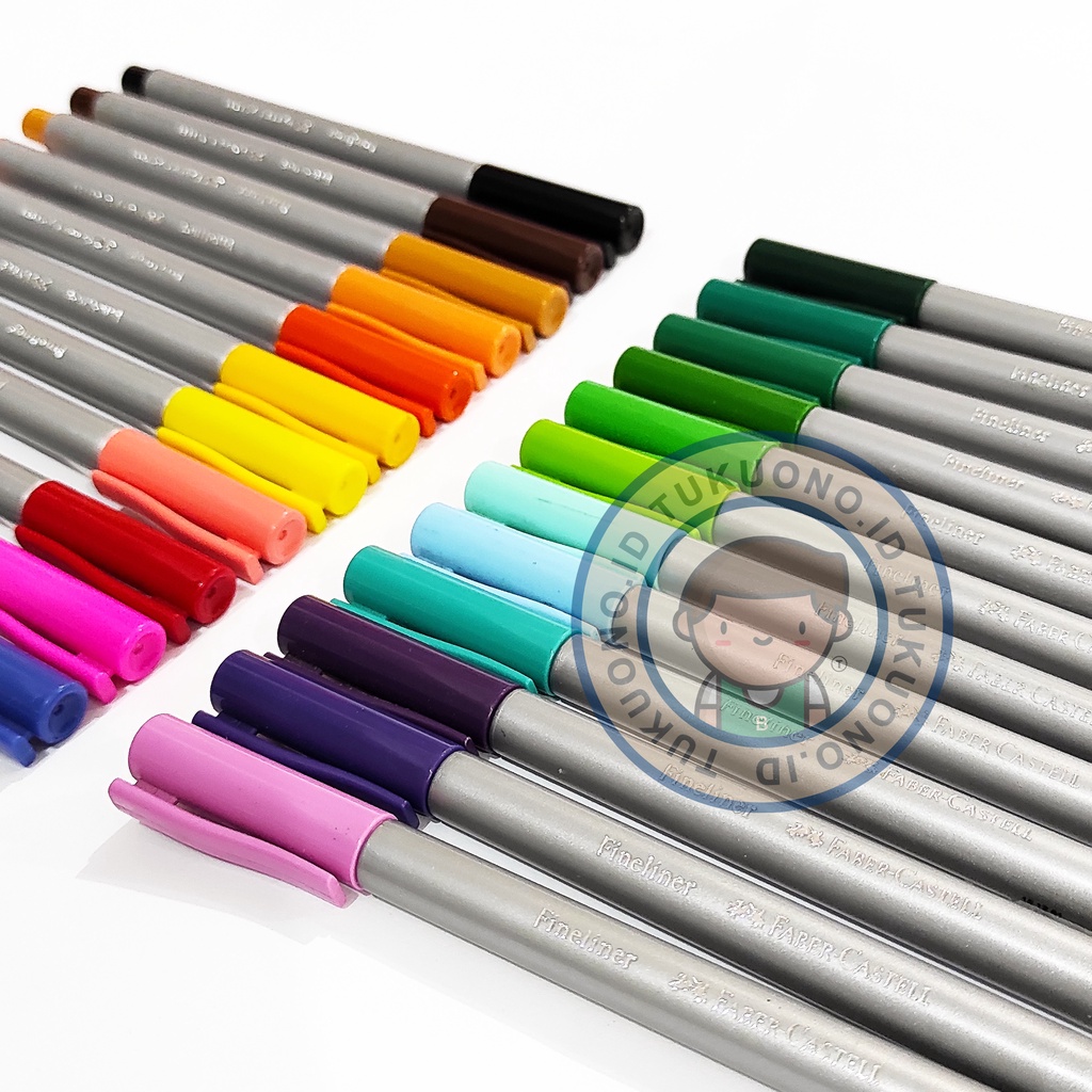 

FABER CASTELL Fineliner Clip 0.4 | Drawing Pen Marker Satuan (PART-1)