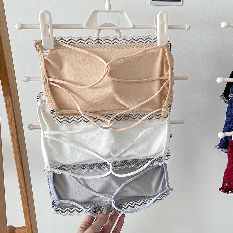 Blackpink Bra Wanita Push Up Pakaian Dalam BH Bralette Renda 1259