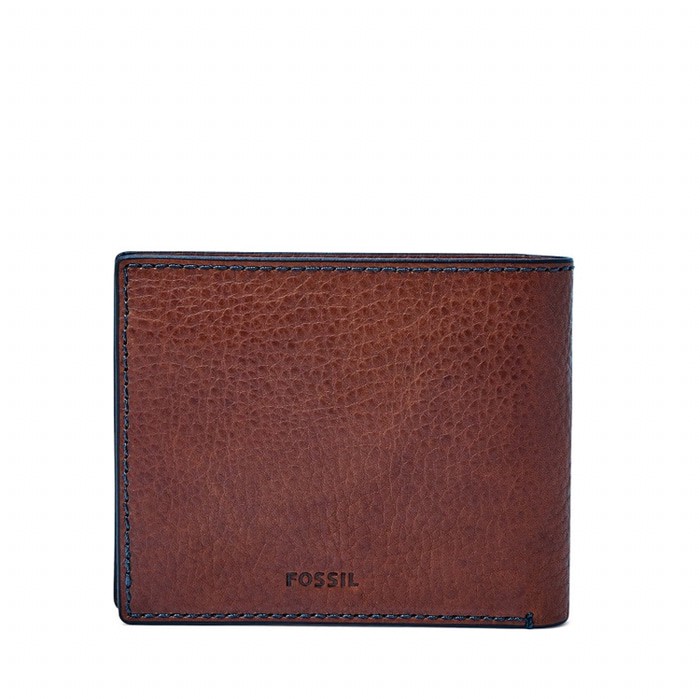 Dompet Laki Fossil Richard RFID Brown