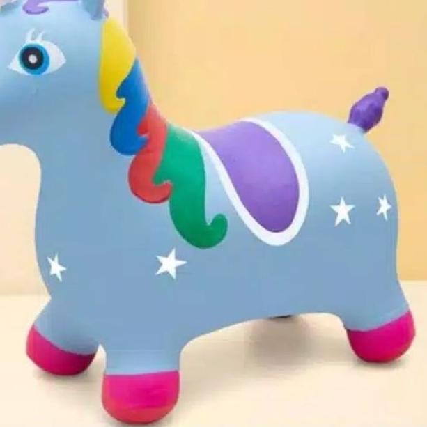 ◄ KUDA JUMPING UNICORN - Jeys - KUDA KUDAAN KARET MEMBAL *READY*(JUMBO) ✰
