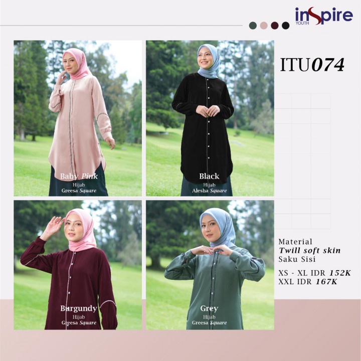 Tunik ITU 074 / Fashion Muslim Tunik Terbaru 2022