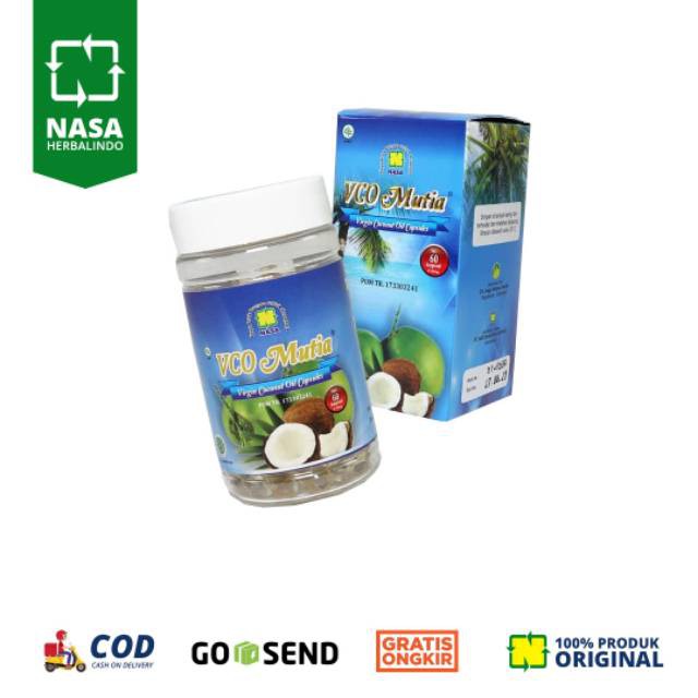 

Mutia VCO Virgin Coconut Oil Capsules Asli Nasa