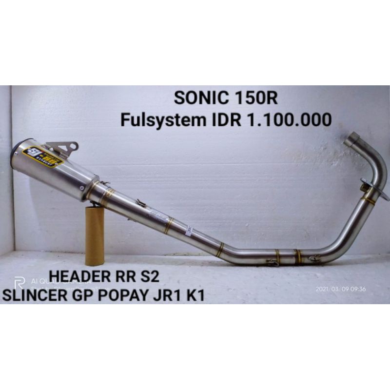 Knalpot Sj-88 Original For Sonic 150