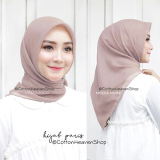  HIJAB  PARIS  SUPER ada 34 WARNA  Tepian Jahit KLIM bukan 