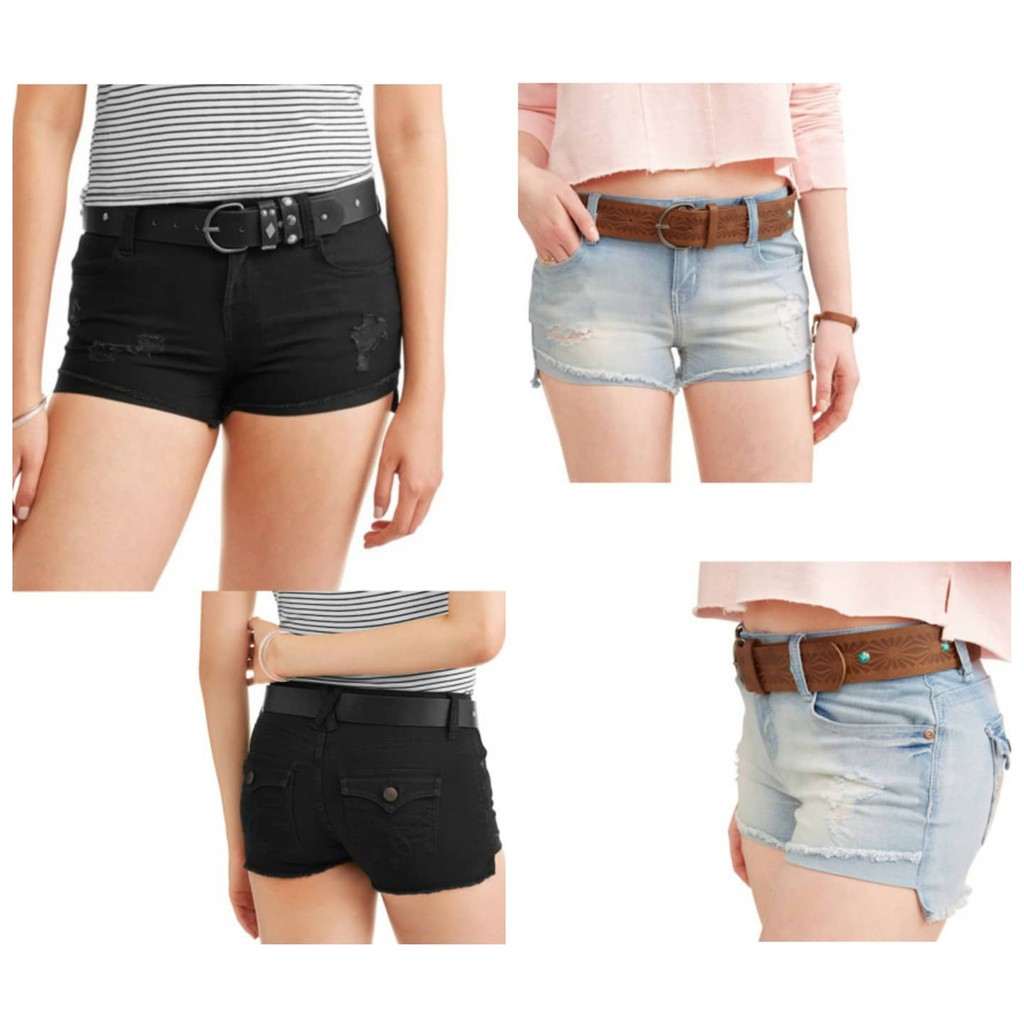 [CB] Celana Jeans Pendek Wanita Branded - NO BOUNDARIES Highrise Shorts