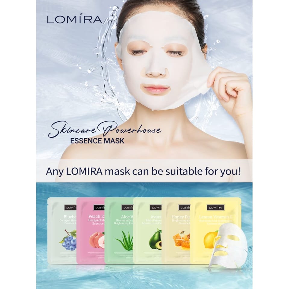 ❤ PAMELA ❤ MASKER LOMIRA BPOM SHEET MASK