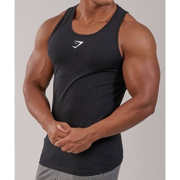 HOT SALE Singlet baju kaos gym fitness shark gym training pria