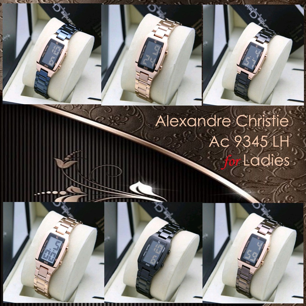 Alexandre Christie Ac 9345 / Ac9345 Jam Tangan Wanita Digital Original