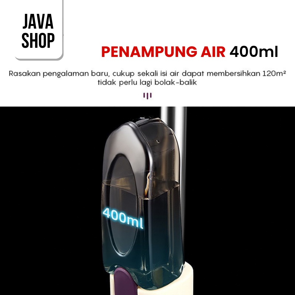 JAVASHOP Pel Lantai Semprot Otomatis Spray Mop