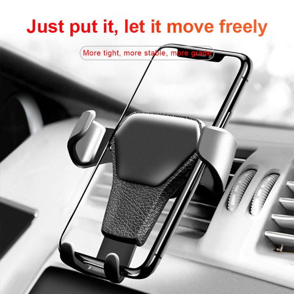 Holder Car Smarthphone holder Handphone Mobil - Black