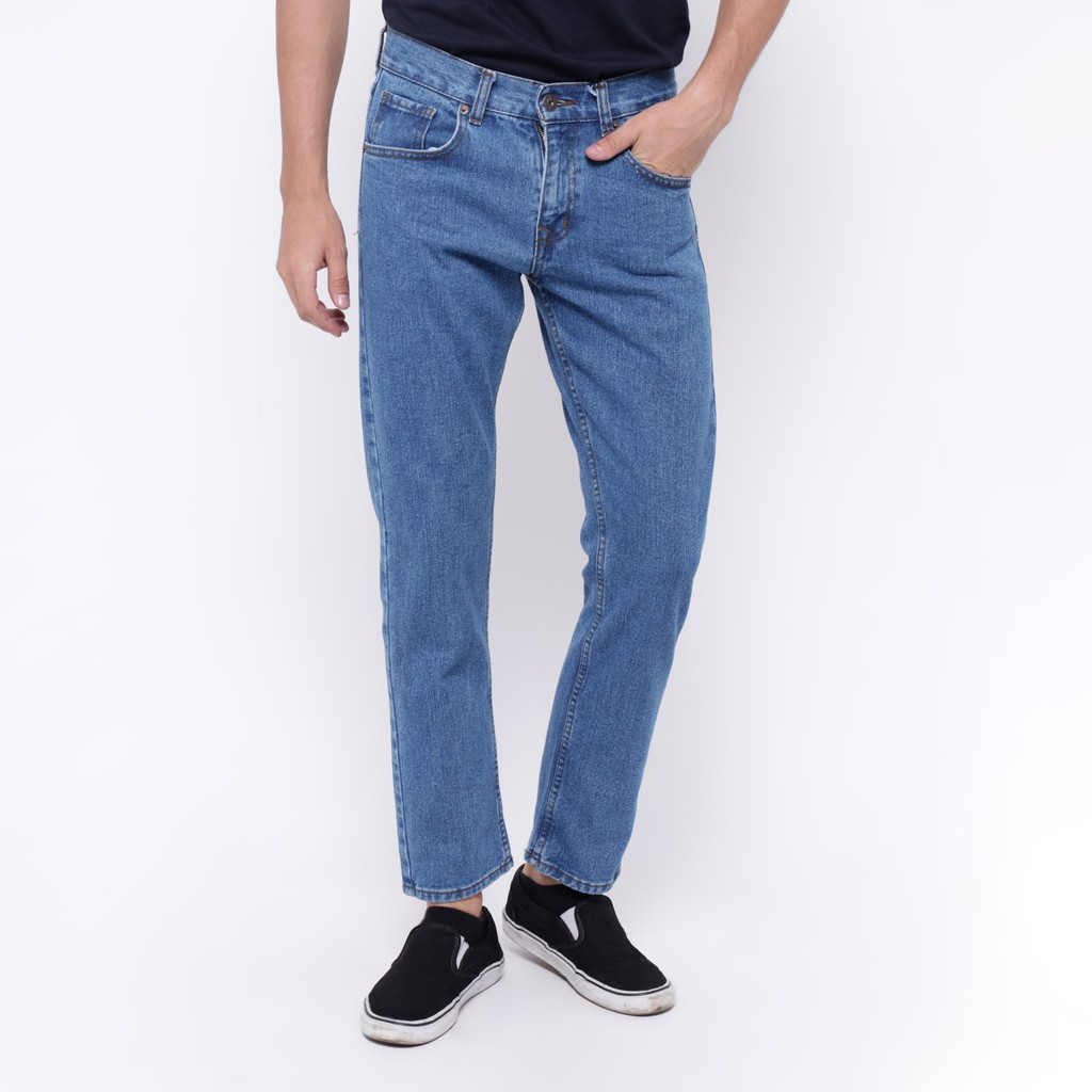 Edwin Celana  Jeans  Roma 02 Slim Fit Pria  Panjang  medium 