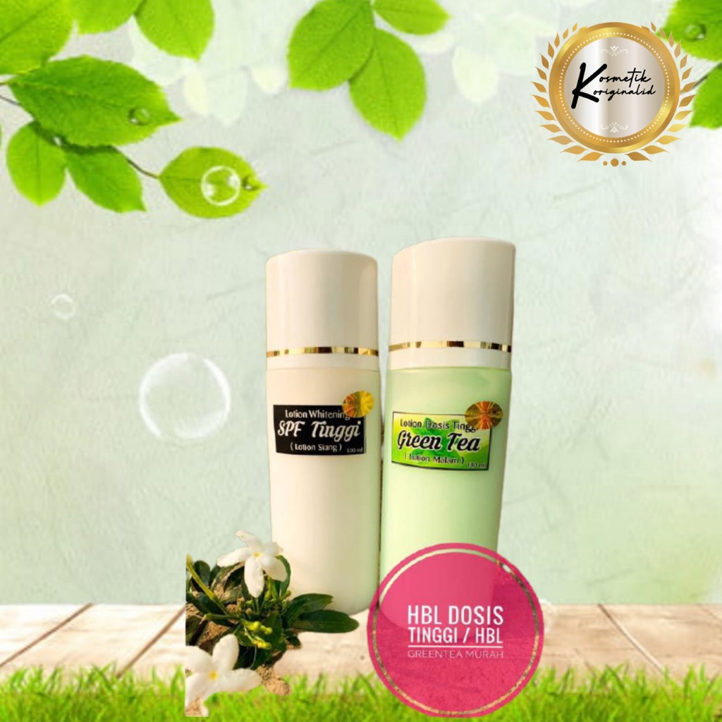 ♥ KOSMETIK ♥ HB Green Tea Dosis Tinggi HBL Greentea Original Handbody Lotion Pemutih Badan Body Loti