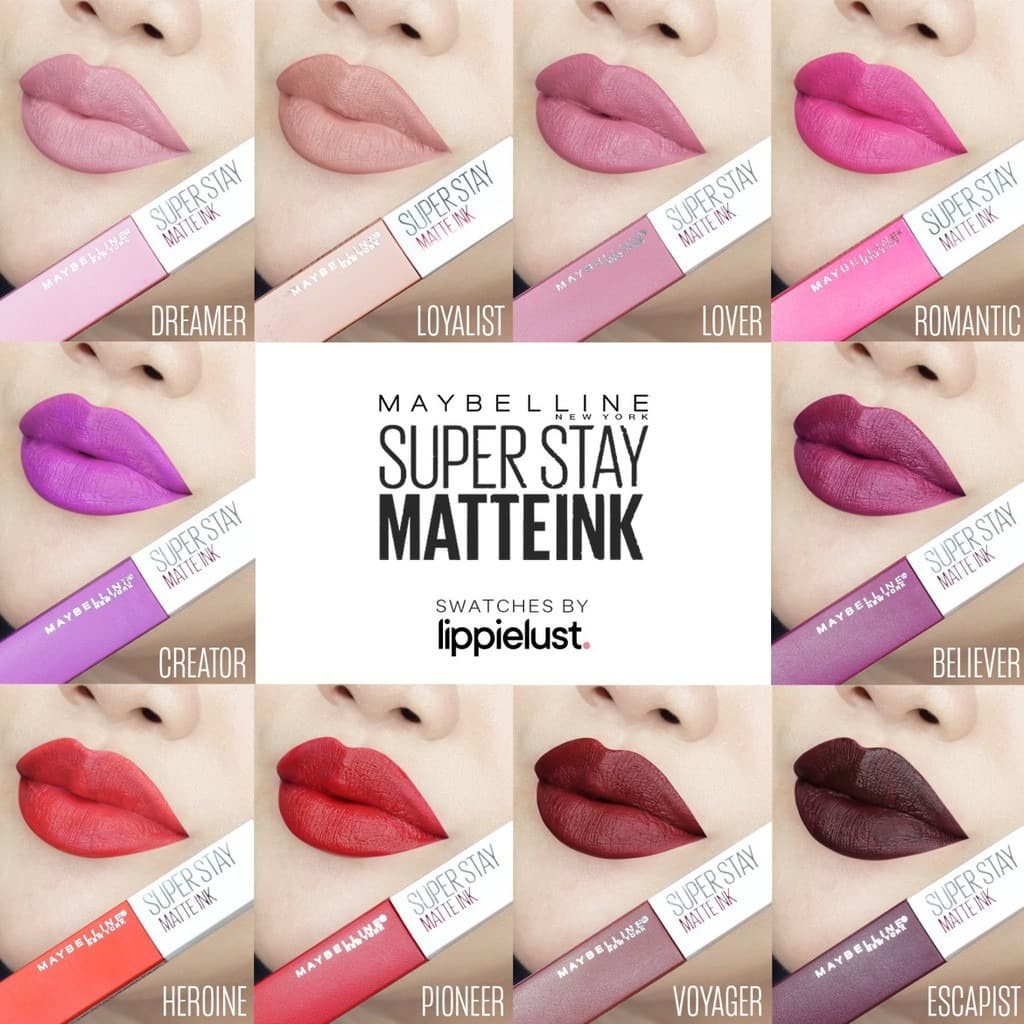 (ORI) MAYBELLINE Superstay Matte Ink lipcream Waterproof