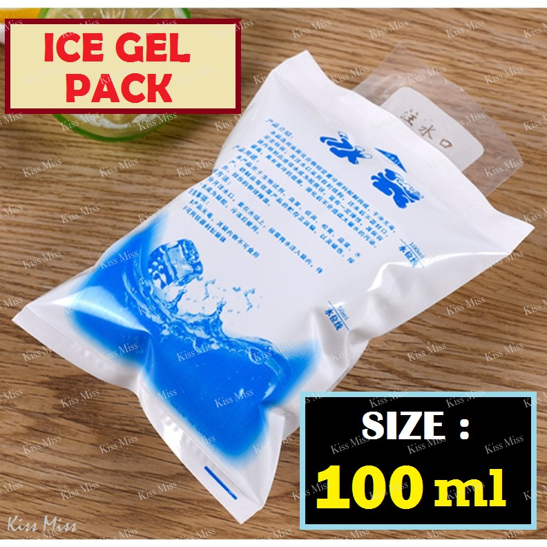 ICE GEL PACK 100 ml / Jelly / Blue Ice / Pendingin / Dry Es / Cooler / Gabag / es / ASI