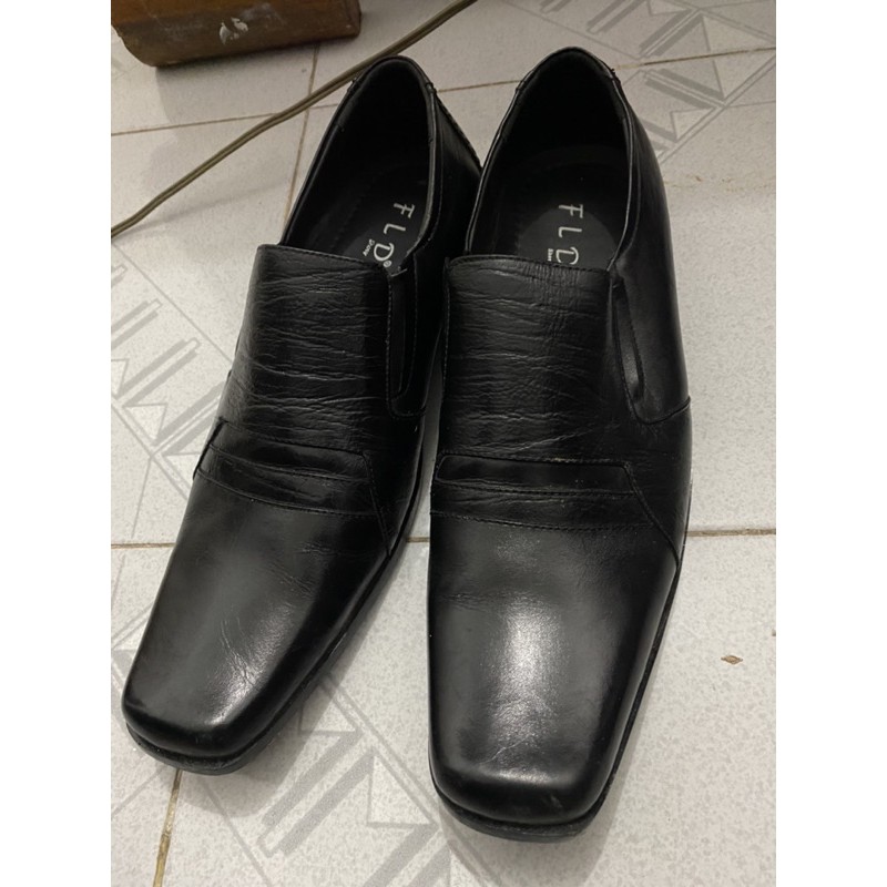 SEPATU PRIA PANTOFEL KULIT FLADEO ORIGINAL PRELOVED