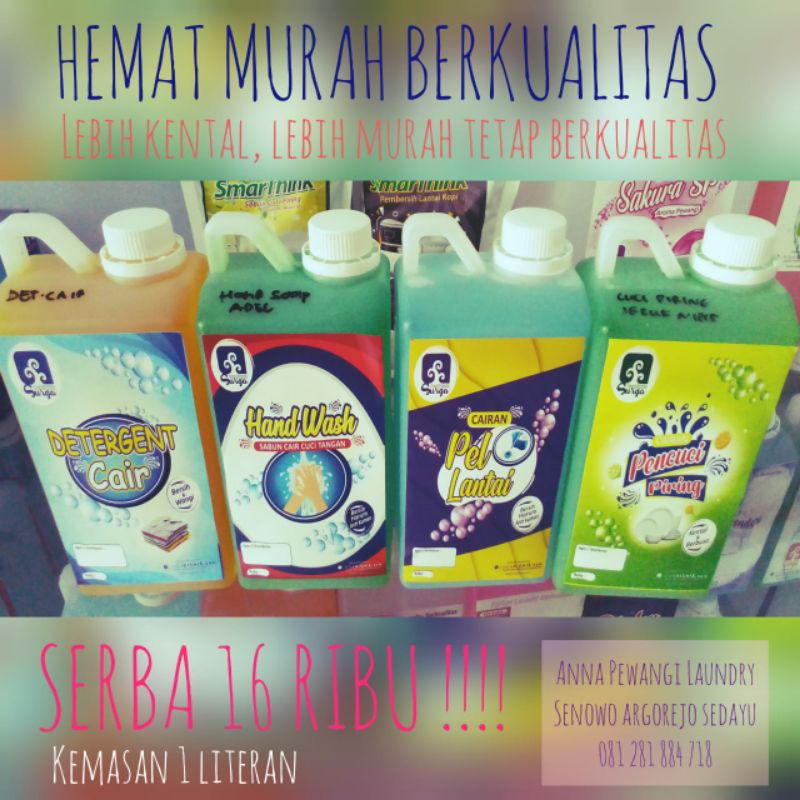 deterjen cair 1liter