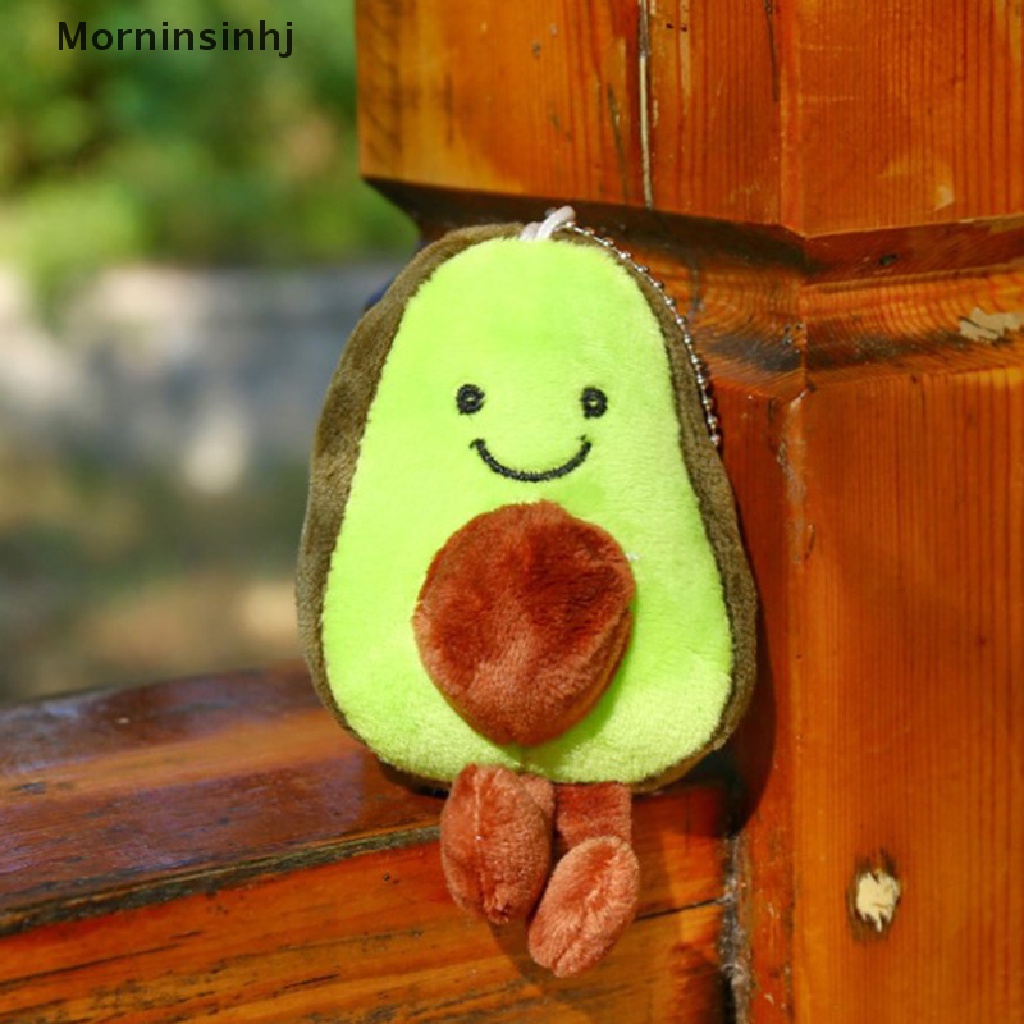 Mornin 1pc Gantungan Kunci Boneka Alpukat Bahan Plush