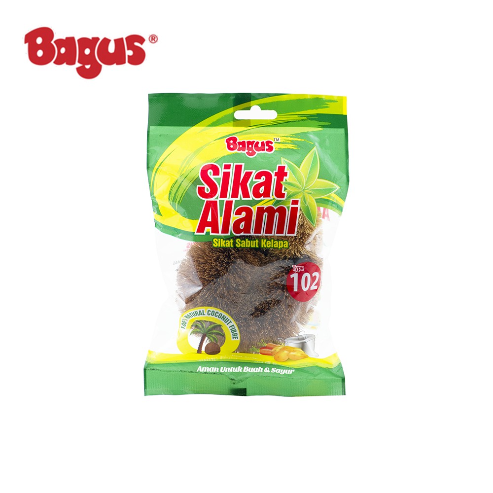 BAGUS Sikat Alami Bag Small Sikat Dapur Buah Peralatan masak 952