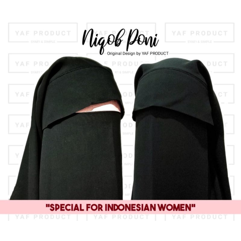 NIQOB MESIR PONI 2 LAYER, CADAR PONI MESIR, CADAR MESIR JUMBO, NIQOB MESIR BY YAF