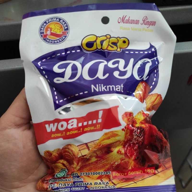 

SNACK CRISP DAYA KEONG