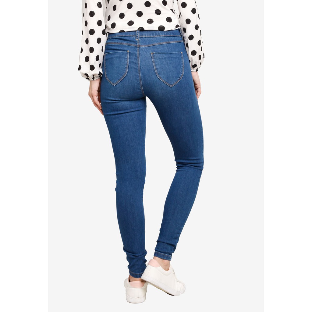 Dazina Celana Leging Jeans Navy Wanita