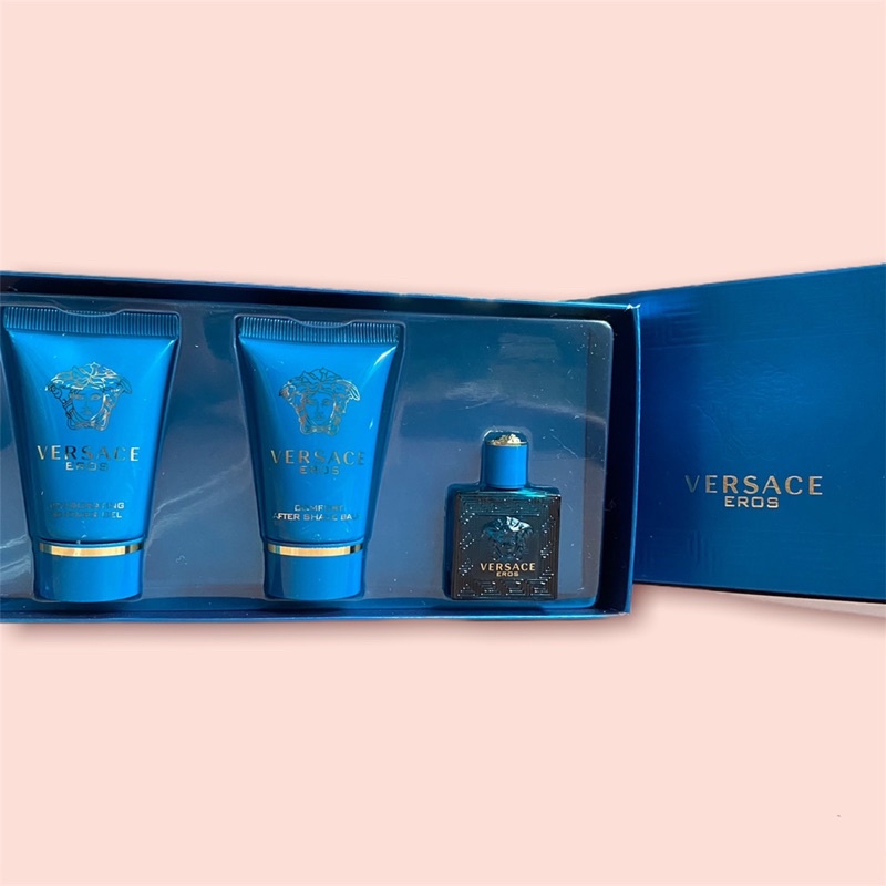 Versace Eros EDT Mini Gift Set Travel Size Authentic Original