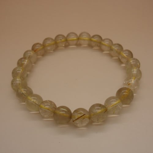 gelang Kecubung Rambut Emas