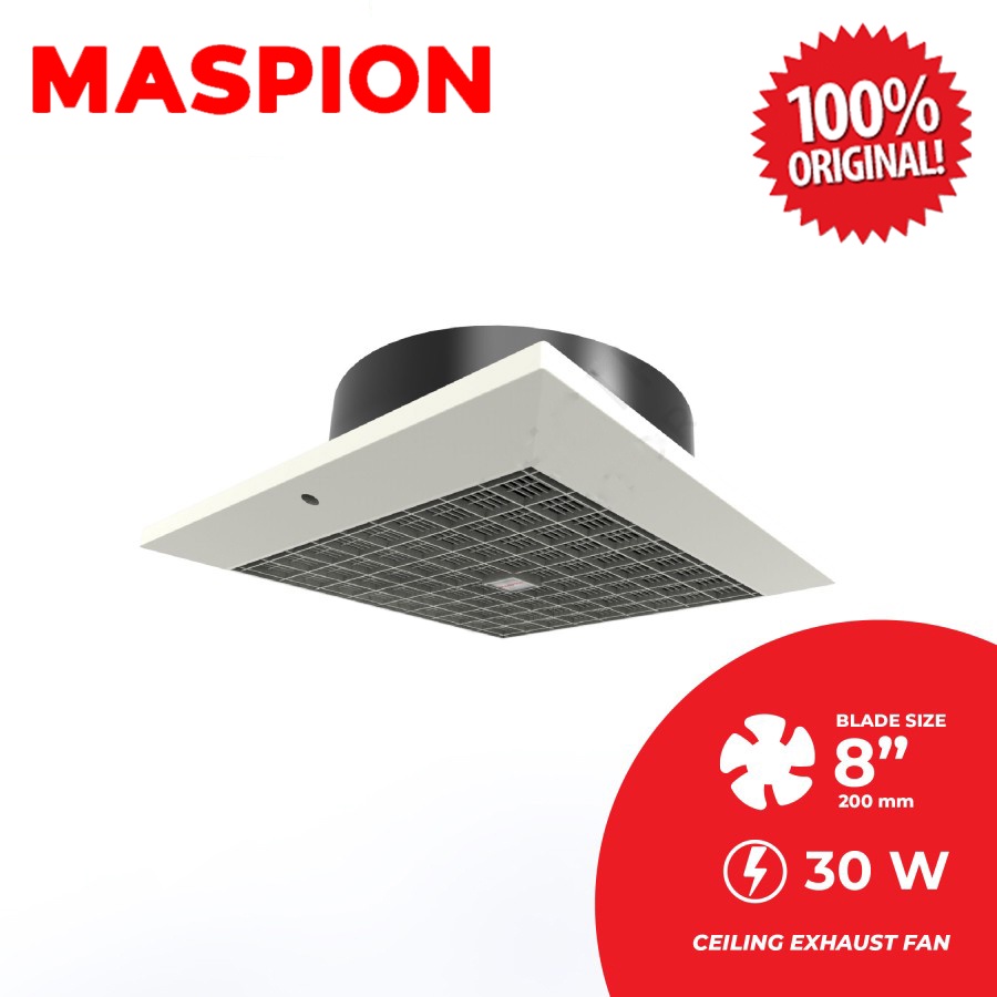 Maspion Ceiling Exhaust Fan /  Kipas Plafon CEF - 20 8&quot;