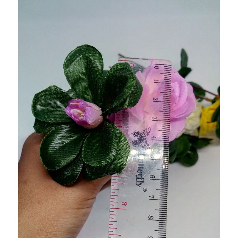 Bunga Hias Seserahan Hantaran Bunga Artificial 3 Kuntum-6