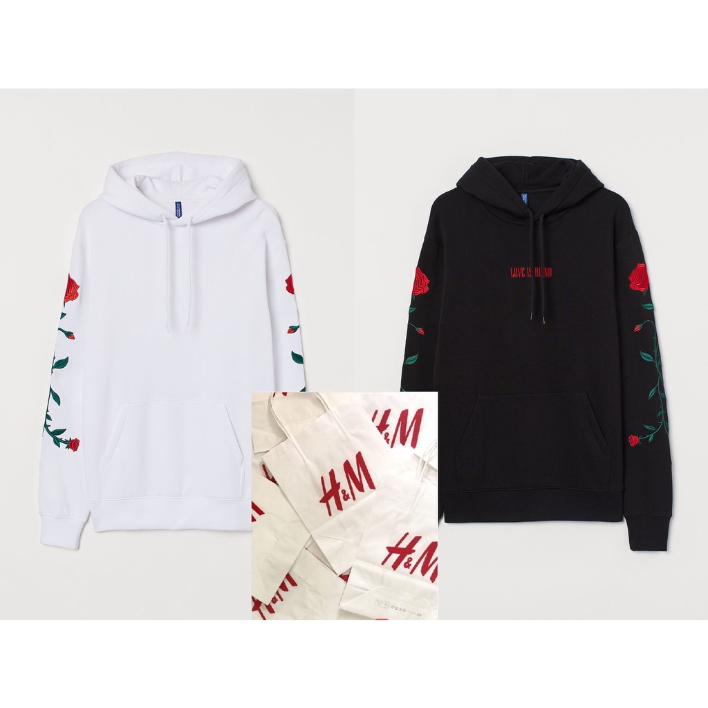 Hoodie H&M  Rose Love is Blind Original Full Label
