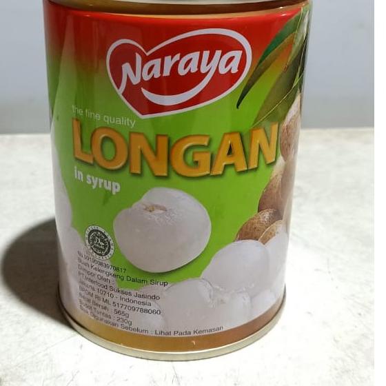 

10.10 PROMO HOT Naraya Longan atau Naraya Lychee Buah Kelengkeng / Leci dalam sirup 565gram ♠