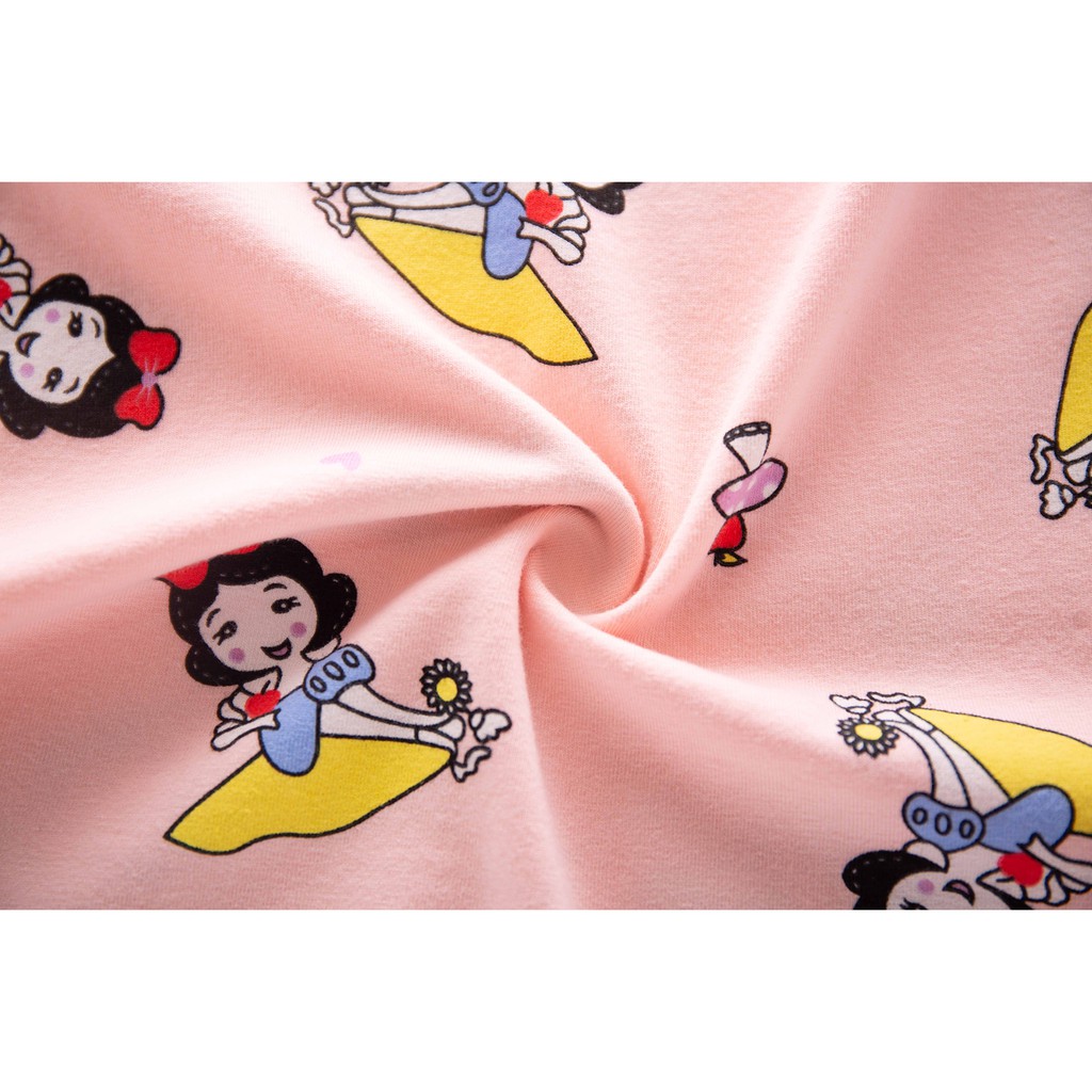 Baju Tidur anak cewek lengan panjang bahan cotton import 1-4 tahun import Piyama anak perempuan-6