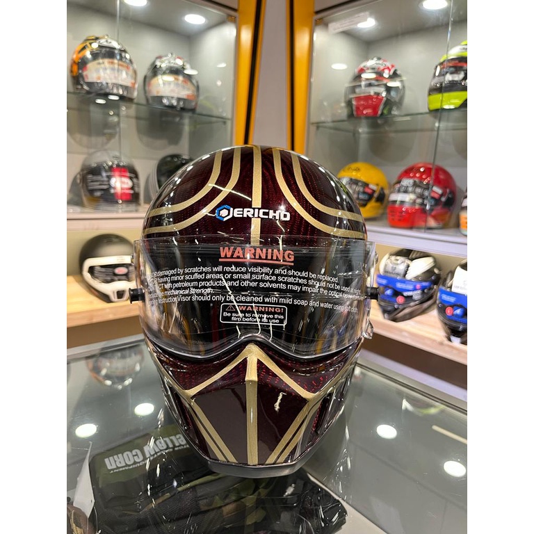 GLINTZ | JERICHO HELMET F1400 COSTUM RED CARBON | ORI JERICHO