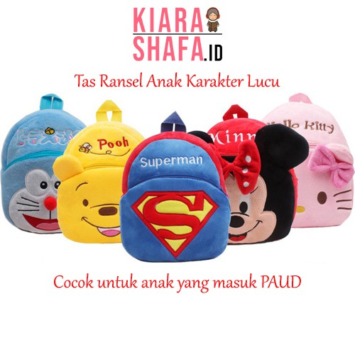 Kiarashafa - Tas Ransel Anak / Tas Ransel Anak Perempuan / Tas Ransel Anak Laki Laki