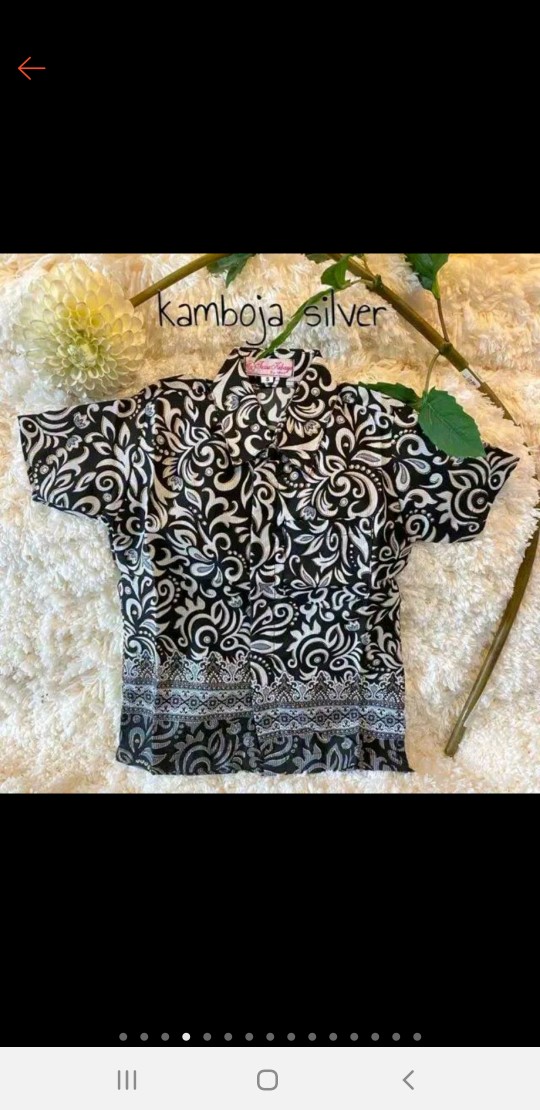 Real Pict • Hem Anak / Kemeja Anak / Kemeja Batik Anak Sd
