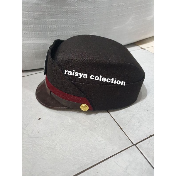 topi pet polisi wanita / topi pet polisi cewek