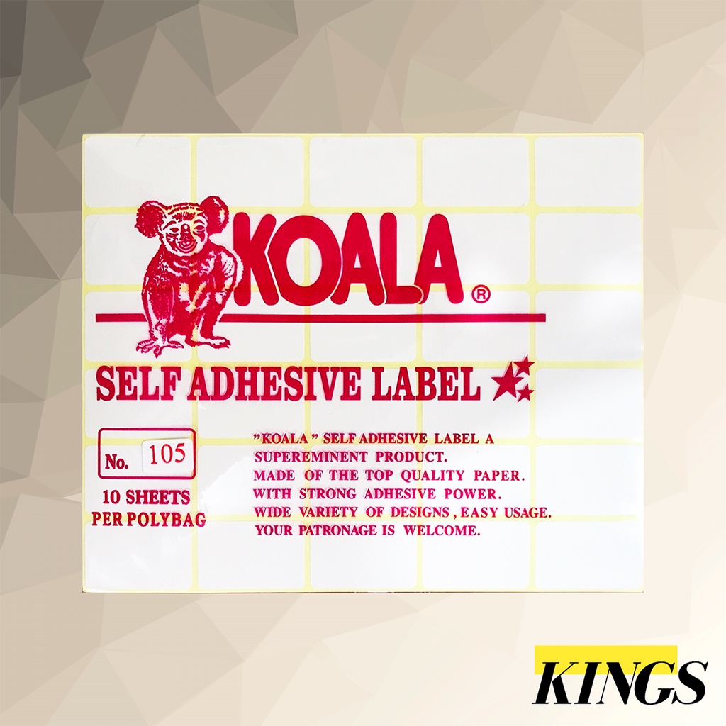 

Self Adhesive Label / Sticker Label Polos No 105