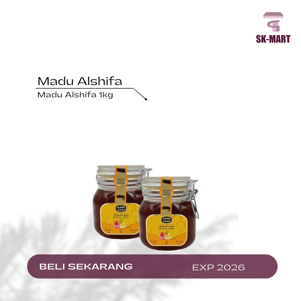 

MADU AL-SHIFA 100% NATURAL HONEY / 1KG