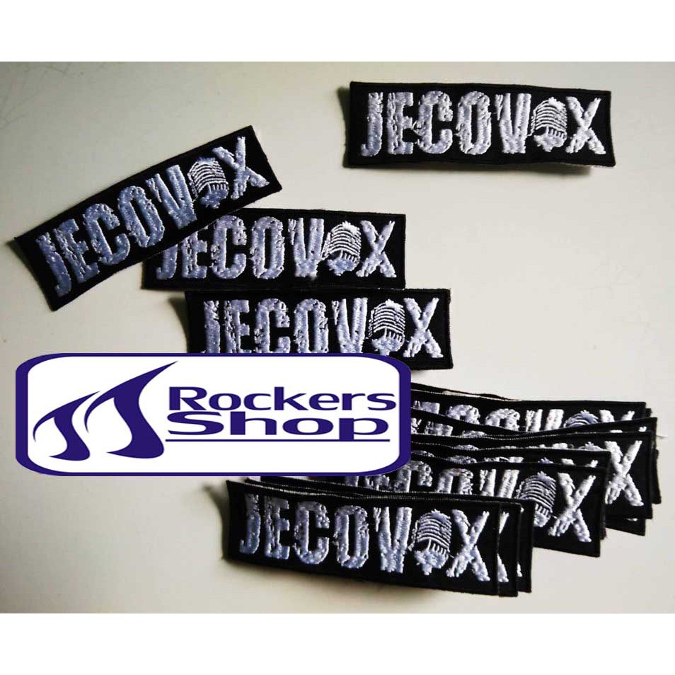 EMBLEM BORDIR JECOVOX UKURAN KECIL