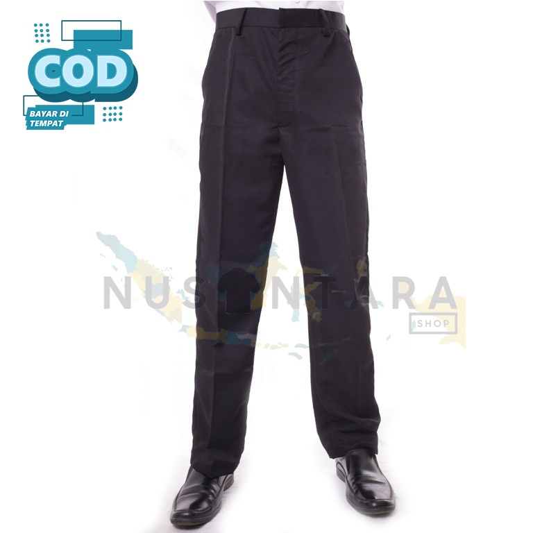 Celana formal celana bahan celana katun Celana Kerja celana kantor celana dinas warna hitam