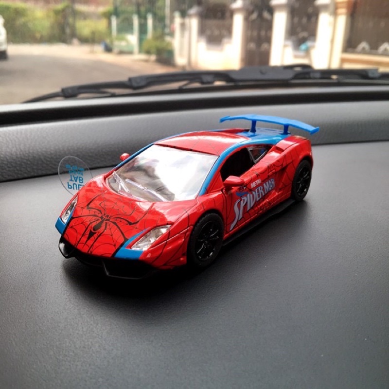 pajangan Mobil Pajangan Miniatur Mobil Lamboghini Batman Captain Amerika Spiderman