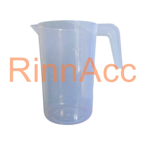 Gelas Ukur Plastik 1000 mL / Takar 1000ml / 1 Liter (Bisa Tumpuk Antar Gelas) 500mL