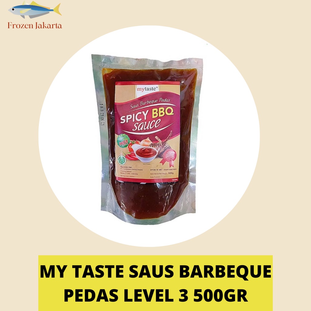 

BBQ Sauce Pedas Lvl 3 My Taste 500GR Barbeque Saus Pedas Best Seller FROZEN JAKARTA CABANG TANGERANG