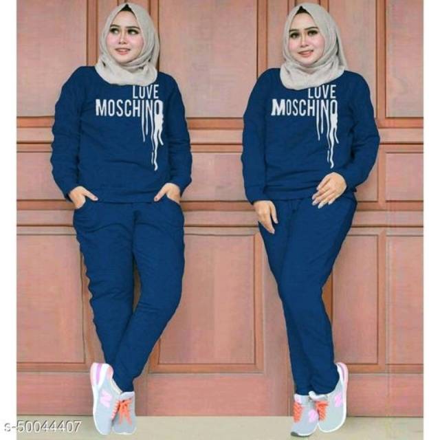 Setelan Moschino bahan baby Terii