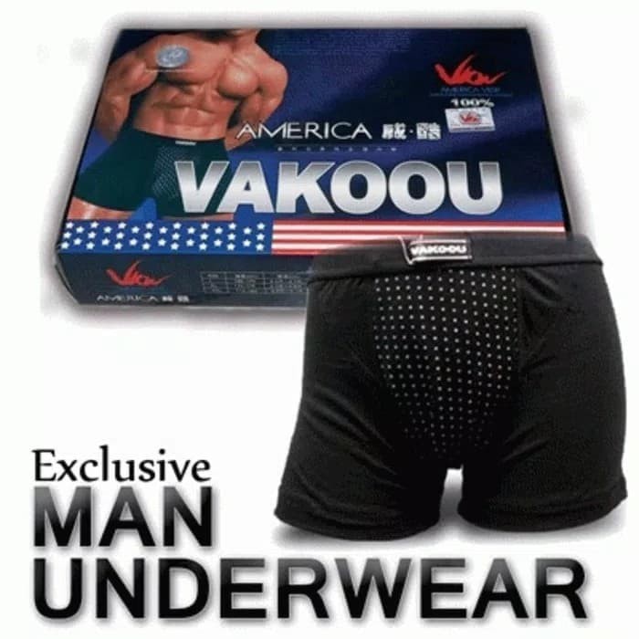 Vakou ORIGINAL VAKOOU VAKOU CELANA DALAM KESEHATAN BOKSER / Clana Dalam Pria Kesehatan mr P crlana Dalam Pria Dewasa Big size