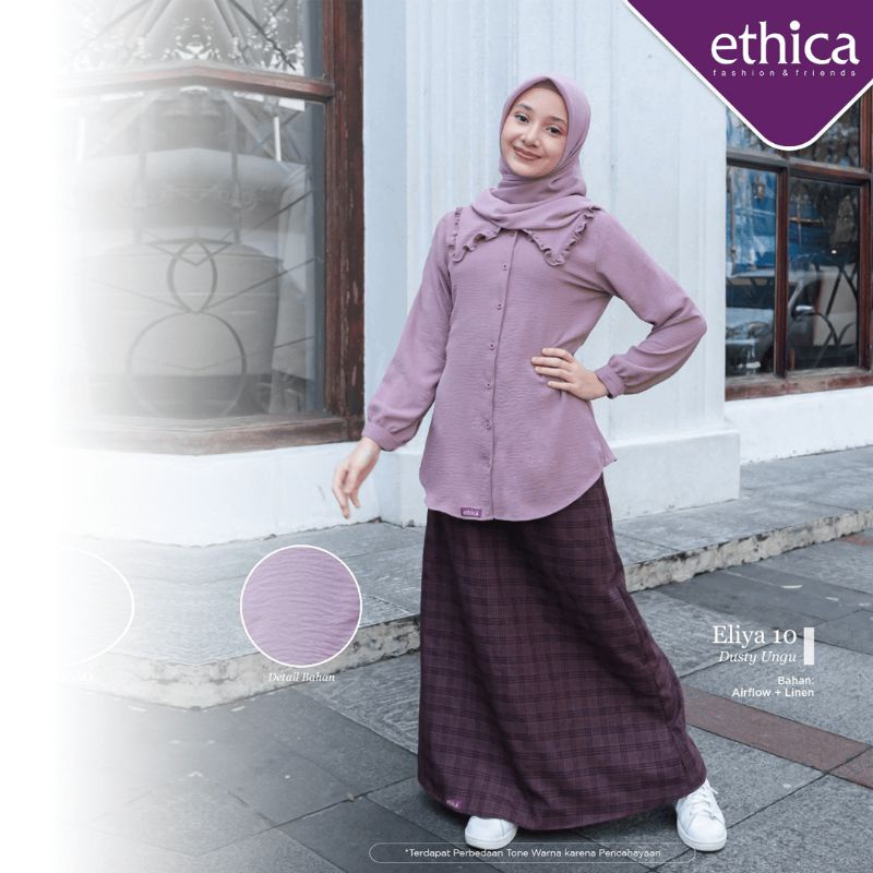 Eliya 10/setelan ethica/setelan remaja/setelan rok/baju setelan ethica