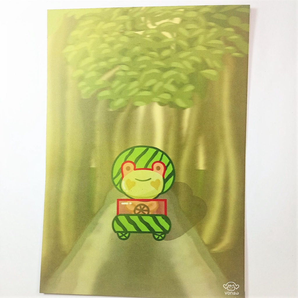 

FROGO DRIVING ART PRINT | frog driving car