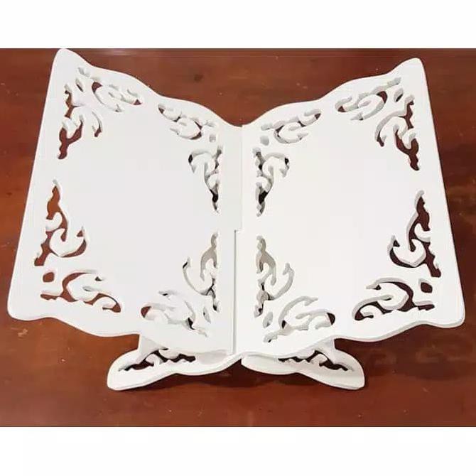 Ready Oke] Rak Alquran Meja Alquran Rekal Alquran Tempat Baca Alquran Kayu Wpc